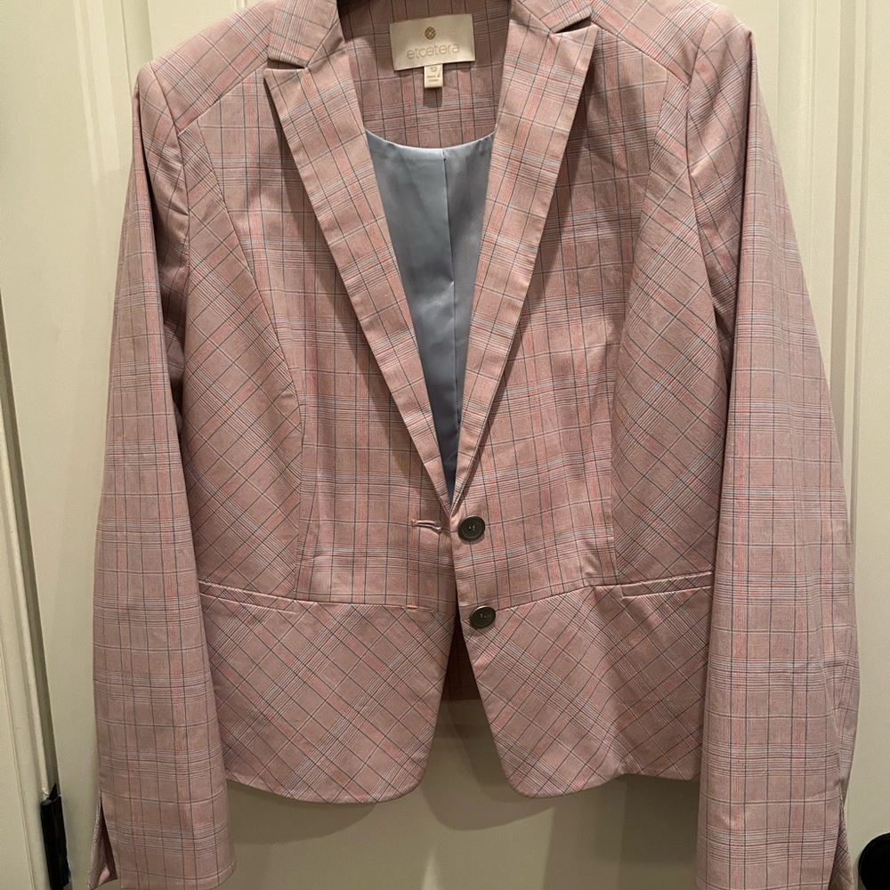 Etcetera Pink Jacket - Size 12 Stretch material